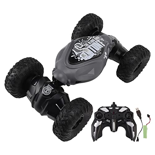 Srliya RC Stunt Auto Fernbedienung Stunt Auto RC Autos 1/16 RC Stunt Auto RC Stunt Auto 4WD 2,4G Drahtlose Fernbedienung Tumbling Stunt Auto für Kinder (Grau) von Srliya