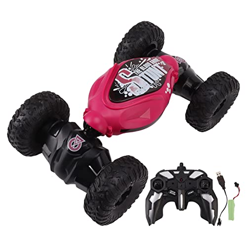 Srliya RC Stunt Auto Fernbedienung Stunt Auto RC Autos 1/16 RC Stunt Auto RC Stunt Auto 4WD 2,4G Drahtlose Fernbedienung Tumbling Stunt Auto für Kinder (Rot) von Srliya