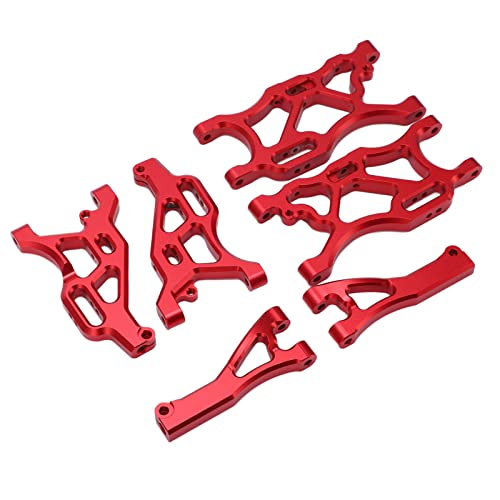 Srliya RC Upgrade Set Vorderer Unterarm Vorderer Oberarm Hinterer Unterarmsatz Aluminium für ARRMA 1/7 Limitless Infraction 6S (Rot) von Srliya