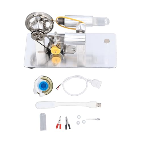 Stirlingmotor-Bausätze, Stirlingmotor-Modellbausätze, Physikalische Wissenschaft, Pädagogischer LED-Stromgenerator, Stirlingmotor-Modell von Srliya