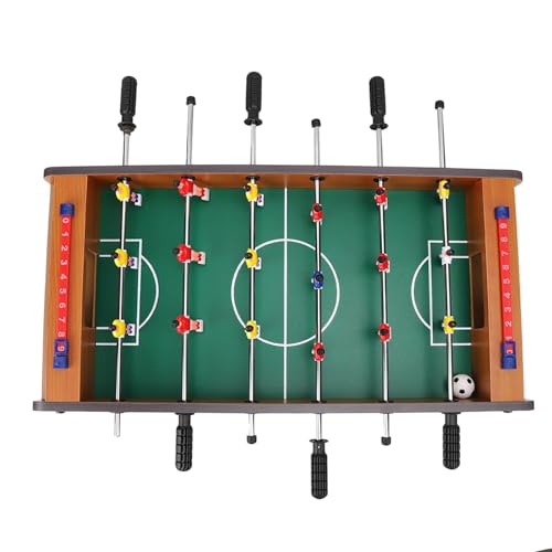 Tischfußball-Brettspiel für 2–4 Spieler, Perfektes Üben der Schießfähigkeiten, Tragbares Fußballset für und Erwachsene, 360-Grad-Drehung, Fußballspielspielzeug aus Holzmaterial, von Srliya