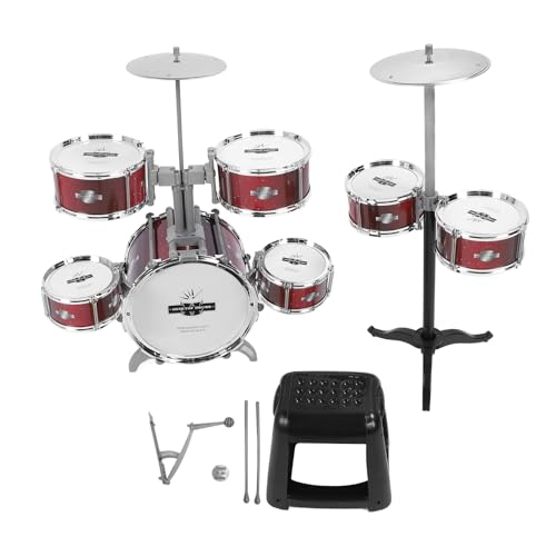 Toy Drum Set für Kinder Eltern Kinder Interaktion Simulation Jazz Drum Set Musical Instrument Spielzeug von Srliya