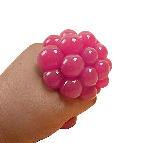 Traubenball Stressabbau Spielzeug, Sensorisches Lustiges Spielzeug, für Stressabbau, Angst, Büro, Zuhause, aus Polyethylen, 6 cm (1) von Srliya