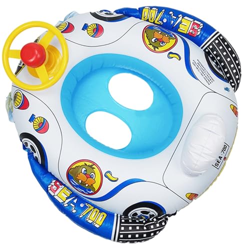 Ssguopte Babykutschen geformter Schwimmring mit Lenkrad, PVC -Sicherheitsdesign, für 0 3 Jahre alt geeignet Ssguopte Babykutschen geformter Schwimmring mit Lenkrad, PVC -Sicherheitsdesign, für 0 3 Jahre alt geeignet von Ssguopte