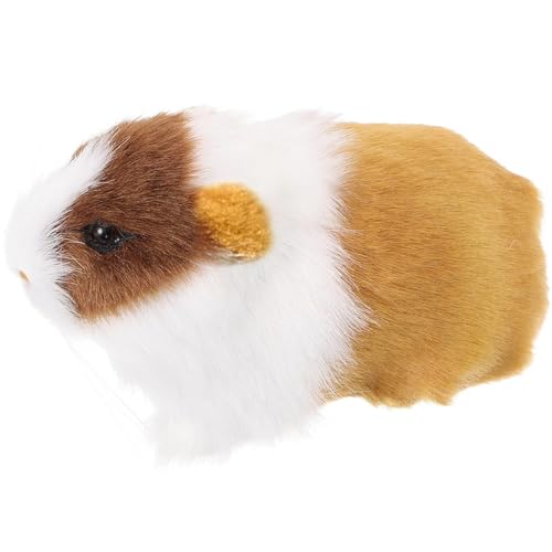 Ssguopte Guinea Pig Stuffed Animals 4.7x2.4x2.8 Inch Cute Soft Guinea Pig Toys for Kids Realistic Plush Animal Toy Faux Fur Hamster Toy Decor for Boys Girl Themed Party Supplies von Ssguopte