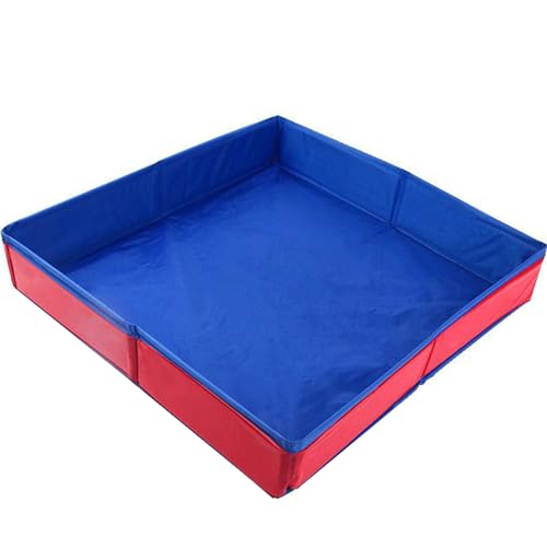 Ssguopte Sandtisch, PVC Klappes Sandkasten, sensorisches Spielzeug im Freien, 19.69 x 139x3.15 Unterhaltsamer Bildungsspielzeug für Kinder von Ssguopte