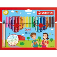 STABILO 168/18-4 Filzstift mit Kappenring - STABILO Cappi - 18er Pack - mit 18 verschiedenen Farben STABILO 168/18-4 Filzstift mit Kappenring - STABILO Cappi - 18er Pack - mit 18 verschiedenen Farben von Stabilo