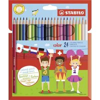 STABILO 1924/77-01 Buntstift - STABILO color - 24er Pack - mit 24 verschiedenen Farben inklusive 4 Neonfarben von Stabilo