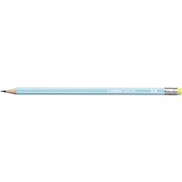 STABILO 2160/02-HB Bleistift mit Radiergummi - STABILO pencil 160 in blau - Einzelstift - Härtegrad HB von Stabilo