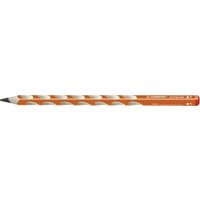 STABILO 322/03-B Ergonomischer Dreikant-Bleistift für Rechtshänder - STABILO EASYgraph in orange - Einzelstift - Härtegrad B von Stabilo