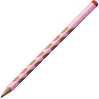 STABILO 322/16-HB Ergonomischer Dreikant-Bleistift für Rechtshänder - STABILO EASYgraph in pastellpink - Einzelstift - Härtegrad HB von Stabilo