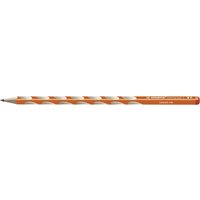 STABILO 326/03-HB Schmaler Dreikant-Bleistift für Rechtshänder - STABILO EASYgraph S in orange - Einzelstift - Härtegrad HB von Stabilo