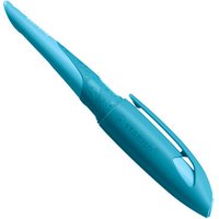 STABILO 5011/10-41 Schulfüller ergonomisch für Linkshänder mit Standard-Feder M - STABILO EASYbirdy 3D Wildlife Special Edition in blau - inklusive Patrone von Stabilo