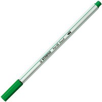 STABILO 568/36 Premium-Filzstift mit Pinselspitze für variable Strichstärken - STABILO Pen 68 brush - Einzelstift - smaragdgrün von Stabilo