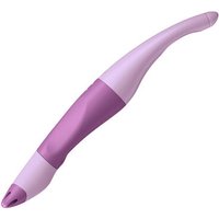 STABILO 6892/42-41 Ergonomischer Tintenroller für Rechtshänder - STABILO EASYoriginal Pastel in Schimmer von Lila - Einzelstift - Schreibfarbe blau (löschbar) - inklusive Patrone von Stabilo