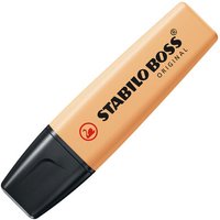 STABILO 70/125 Textmarker - STABILO BOSS ORIGINAL Pastel - Einzelstift - sanftes Orange von Stabilo