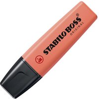 STABILO 70/140 Textmarker - STABILO BOSS ORIGINAL Pastel - Einzelstift - Korallrot von Stabilo