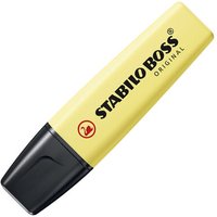 STABILO 70/144 Textmarker - STABILO BOSS ORIGINAL Pastel - Einzelstift - pudriges Gelb von Stabilo