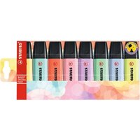 STABILO 70/8-3 Textmarker - STABILO BOSS ORIGINAL Pastel - 8er Pack - 8 verschiedene Farben von Stabilo