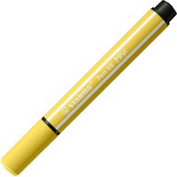 STABILO 768/44 Premium-Filzstift mit dicker Keilspitze - STABILO Pen 68 MAX - Einzelstift - gelb von Stabilo