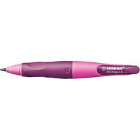 STABILO 7892/1-HB Ergonomischer Druck-Bleistift für Rechtshänder - STABILO EASYergo 3.15 in pink/lila - Einzelstift - inklusive 1 dicken Mine - Härtegrad HB & Spitzer von Stabilo