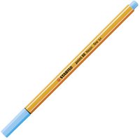 STABILO 88/031 Fineliner - STABILO point 88 - Einzelstift - Neonfarbe, leuchtfarbenblau von Stabilo