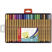 STABILO 8825-1 Fineliner - STABILO point 88 - 25er Pack - mit 25 verschiedenen Farben von Stabilo