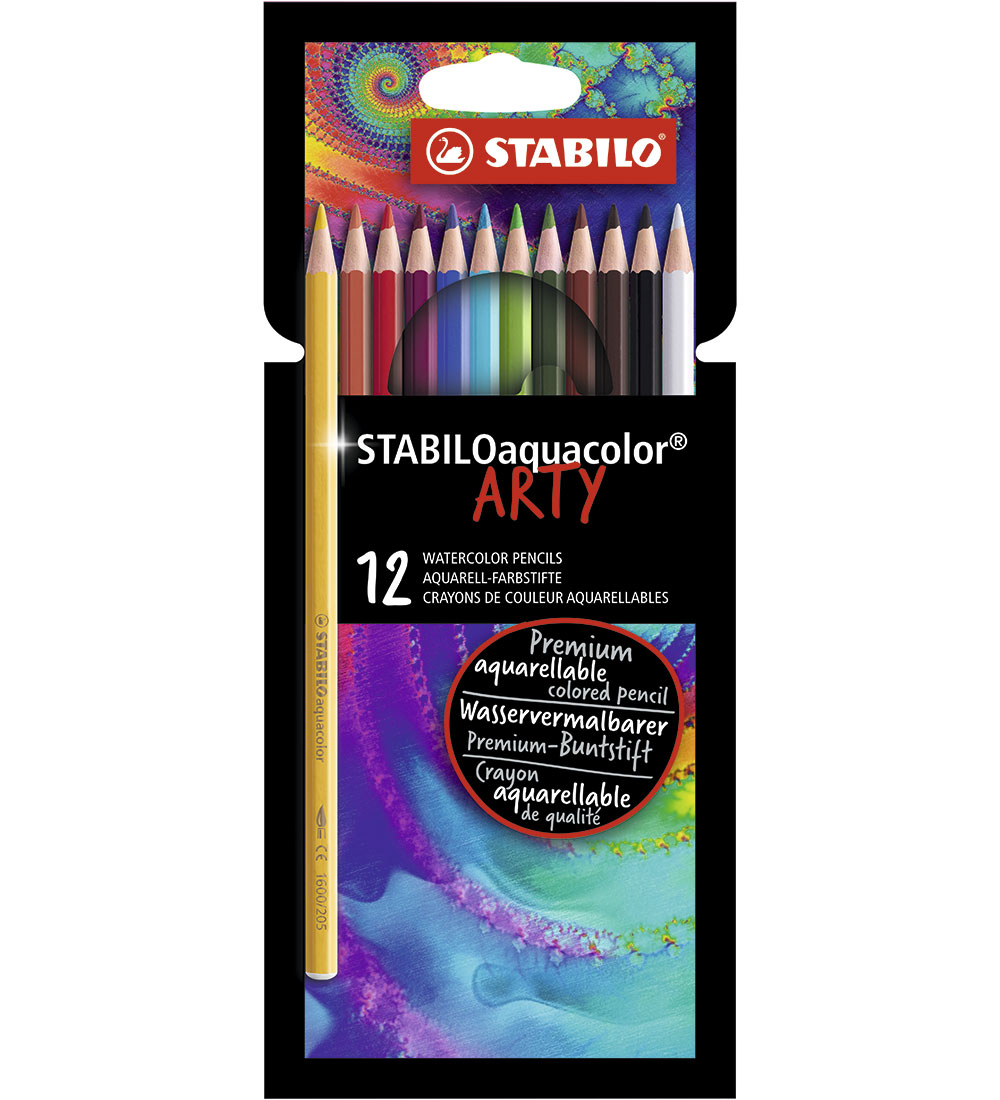 Stabilo Buntstifte - Aquacolor Arty - 12 st. - Mehrfarbig - Stabilo - One Size - Buntstiftsets Stabilo Buntstifte - Aquacolor Arty - 12 st. - Mehrfarbig - Stabilo - One Size - Buntstiftsets von Stabilo