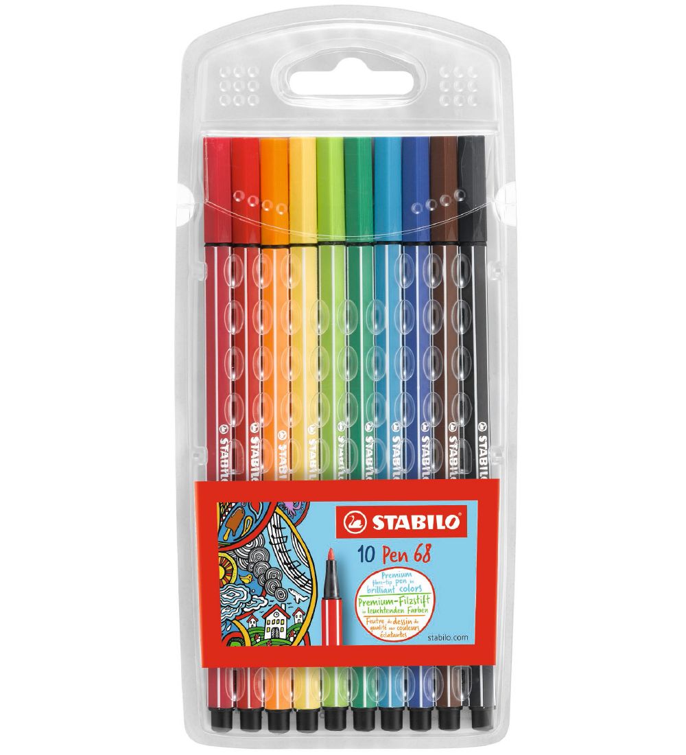 Stabilo Filzstifte - Pen 68 - 10 st. - Mehrfarbig - Stabilo - One Size - Filzstifte Stabilo Filzstifte - Pen 68 - 10 st. - Mehrfarbig - Stabilo - One Size - Filzstifte von Stabilo