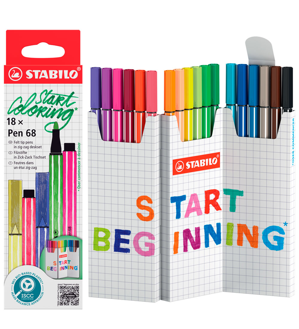 Stabilo Filzstifte - Pen 68 - 18 st. - Mehrfarbig - Stabilo - One Size - Filzstifte Stabilo Filzstifte - Pen 68 - 18 st. - Mehrfarbig - Stabilo - One Size - Filzstifte von Stabilo