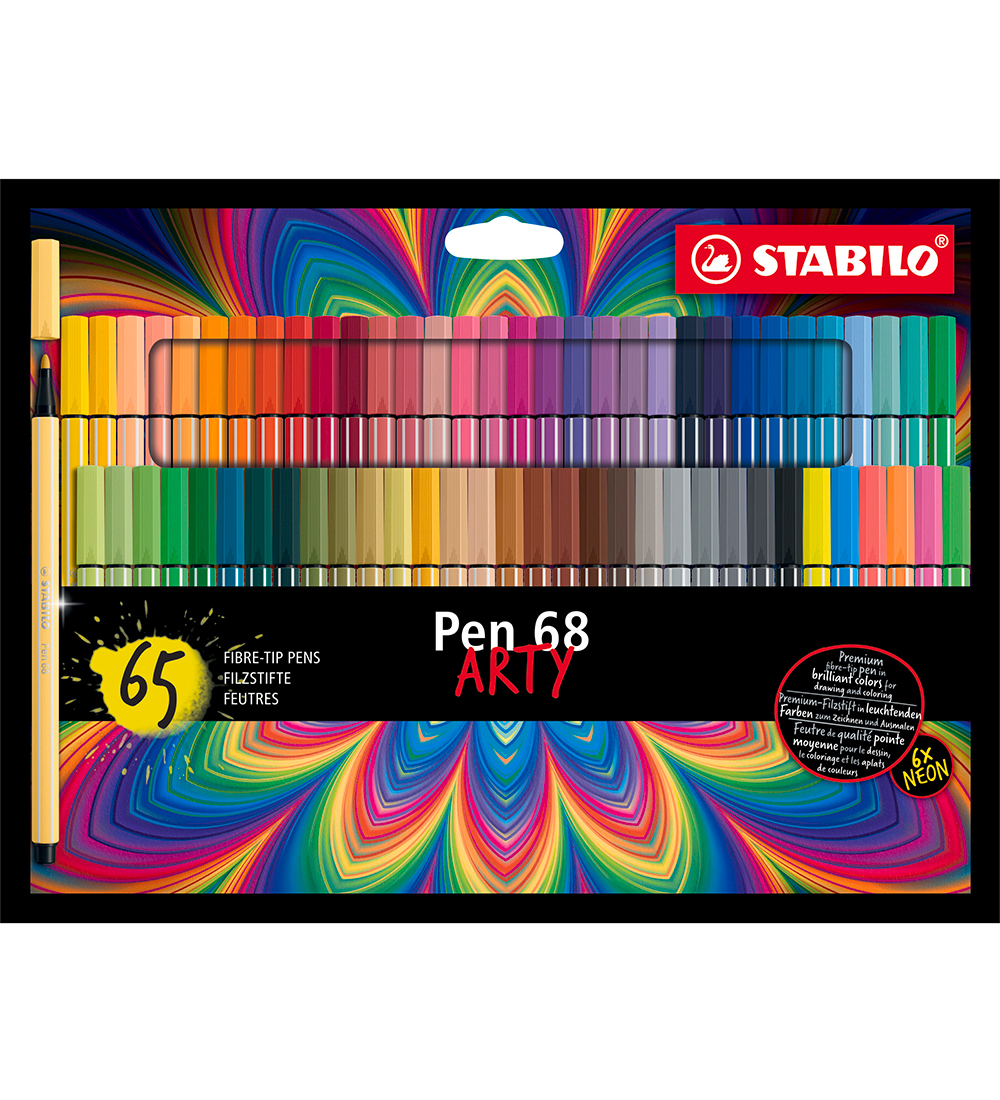 Stabilo Filzstifte - Pen 68 Arty - 65 st. - Mehrfarbig - Stabilo - One Size - Filzstifte Stabilo Filzstifte - Pen 68 Arty - 65 st. - Mehrfarbig - Stabilo - One Size - Filzstifte von Stabilo