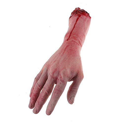 Staccatory Bloody Horror gruselig Prop Falscher Schnitt Größe Arm 22-23 cm von Staccatory