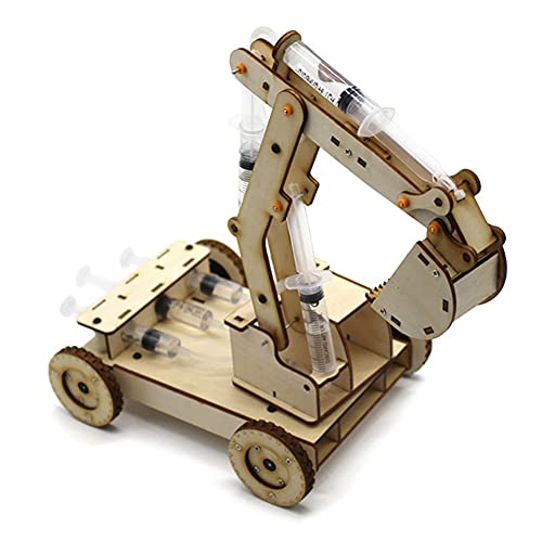 Staccatory Spielzeug für Kinder PäDagogisches Wissenschaft Experiment Technologie Spielzeug Set DIY Hydraulik Bagger Modell Puzzle Kinder Spielzeug von Staccatory