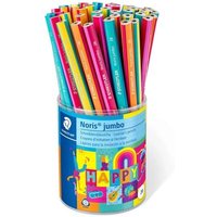 STAEDTLER 119 KP48HA Noris® jumbo 119P Bleistift jumbo in Dreikantform - farblich sortiert von Staedtler