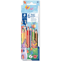 STAEDTLER 128 NC6 Buntstift Noris jumbo 6 Stück FSC 100% von Staedtler