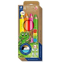 STAEDTLER 140 C4P1 Kartonetui mit 4 Malstiften in sortierten Farben und 1 Spitzer STAEDTLER 140 C4P1 Kartonetui mit 4 Malstiften in sortierten Farben und 1 Spitzer von Staedtler