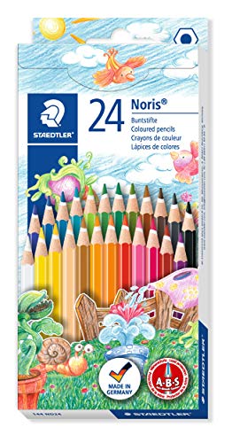 STAEDTLER 144 ND24 - Noris Club Farbstift 24 Stück Doppeldeckeretui von Staedtler