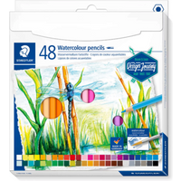 STAEDTLER 14610C C48 Farbstift aquarell 48 Stück Kartonetui von Staedtler