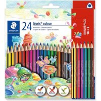 STAEDTLER 187 C18P1 Buntstift Noris color Bonus Set 24 Stifte von Staedtler