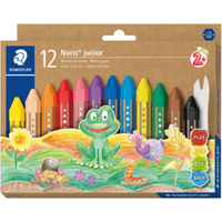 STAEDTLER 224 C12 Wachsmalkreide Noris junior 12 Stück von Staedtler