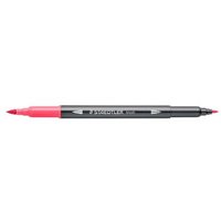 STAEDTLER 3001-25 Doppelfasermaler mit Pinselspitze, wasservermalbar, pink STAEDTLER 3001-25 Doppelfasermaler mit Pinselspitze, wasservermalbar, pink von Staedtler