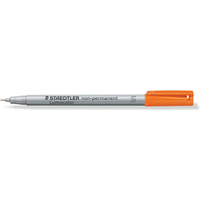 STAEDTLER 311-4 Folienstift Lumocolor non-permanent S orange von Staedtler