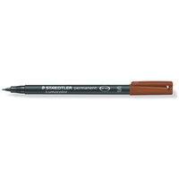 STAEDTLER 313-7 Folienstift Lumocolor® permanent pen braun von Staedtler