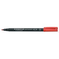 STAEDTLER 314-2 Folienstift Lumocolor permanent B rot von Staedtler