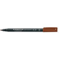 STAEDTLER 314-7 Folienstift Lumocolor permanent B braun von Staedtler