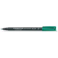 STAEDTLER 318-5 Folienstift Lumocolor® permanent pen 318 grün von Staedtler