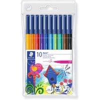 STAEDTLER 326 WP10 Fasermaler Noris Club 10 Stück Etui von Staedtler