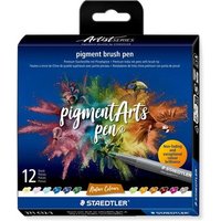 STAEDTLER 371 C12-3 pigment brush pen Nature 12 Stück STAEDTLER 371 C12-3 pigment brush pen Nature 12 Stück von Staedtler