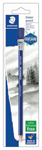 STAEDTLER 526 61BK-C Radierstift Mars rasor (mit Bürstchen, phthalat- und latexfrei, Blisterkarte mit einem Stift) von Staedtler