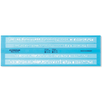 STAEDTLER 572 05 S Schriftschablone 0,5 mm von Staedtler